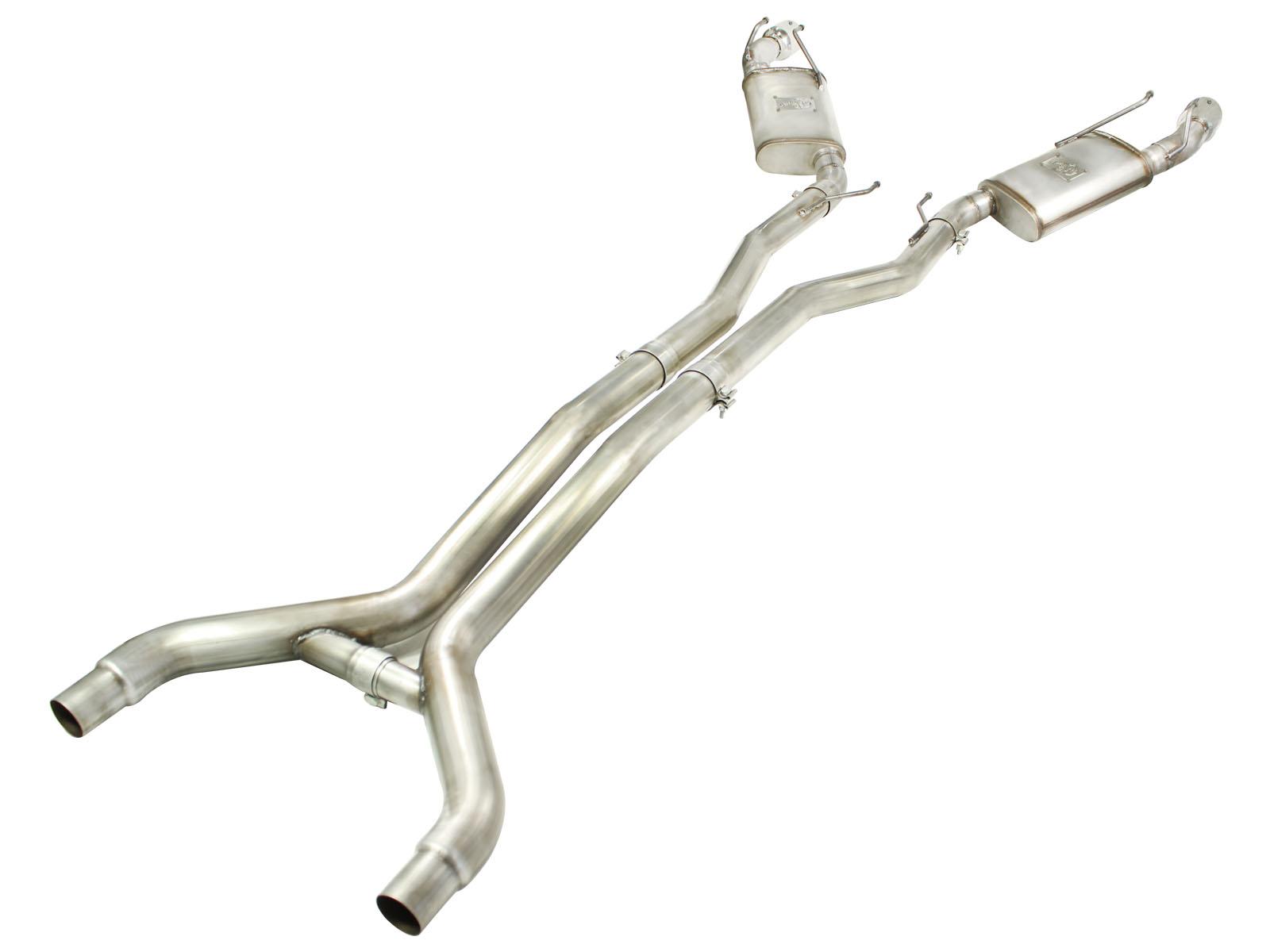AFE MACH Force-Xp 3 IN 409 Stainless Steel Cat-Back Exhaust System w/Polished Tip (2010-2013 Camaro, Camaro) - 49-44039-P