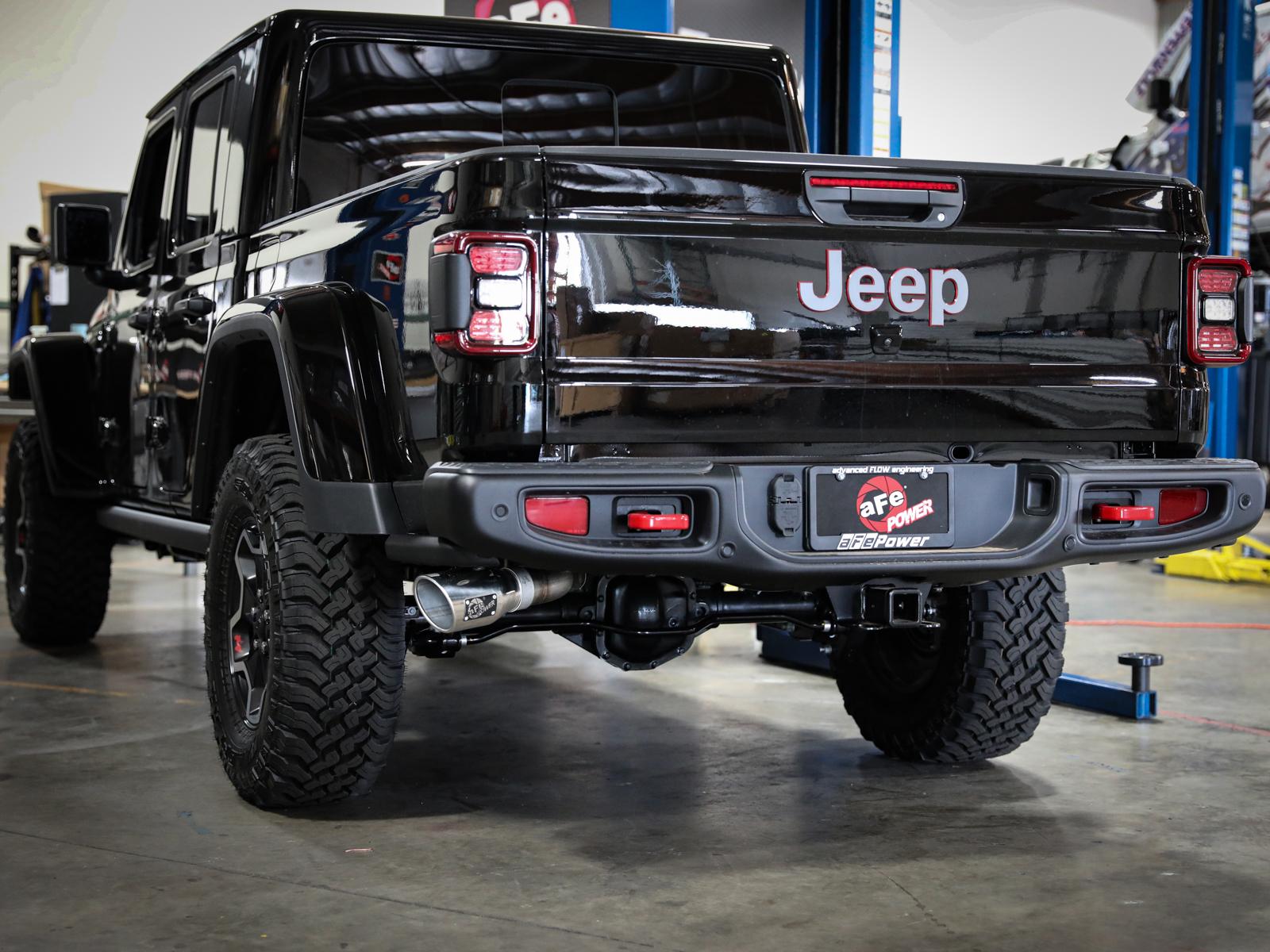 AFE Cat-Back Exhaust System (2020-2020 Jeep Gladiator V6-3.6L) - 49-48083-P
