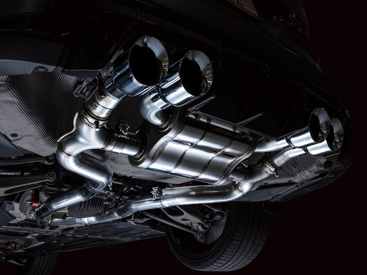 AWE SwitchPath  Catback Exhaust - Chrome Silver Tips (2021+ BMW G8X M3 / M4) - 3025-43480