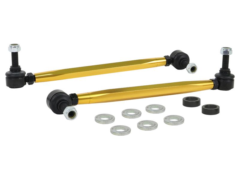 Whiteline Performance Front Sway Bar Link Adjustable Extra Heavy Duty Suits AWD models With Ccontrol Arm Link Mount 00-11 Audi Whiteline (2000-2020 TT Quattro, TT, A3 Quattro, A3, Passat, Jetta, GTI, Rabbit, Eos, Golf, S3, R32, Tiguan, CC, TTS Quattro, Pa