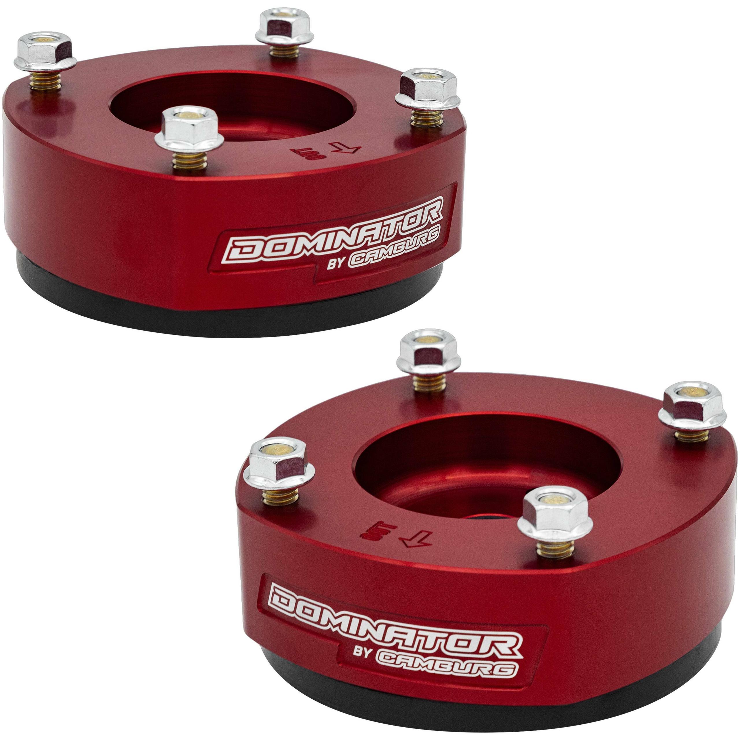 Camburg 1.50" Front Spring Preload Spacer Kit (Red) (2022-2024 Toyota Tundra) - CAM-310203