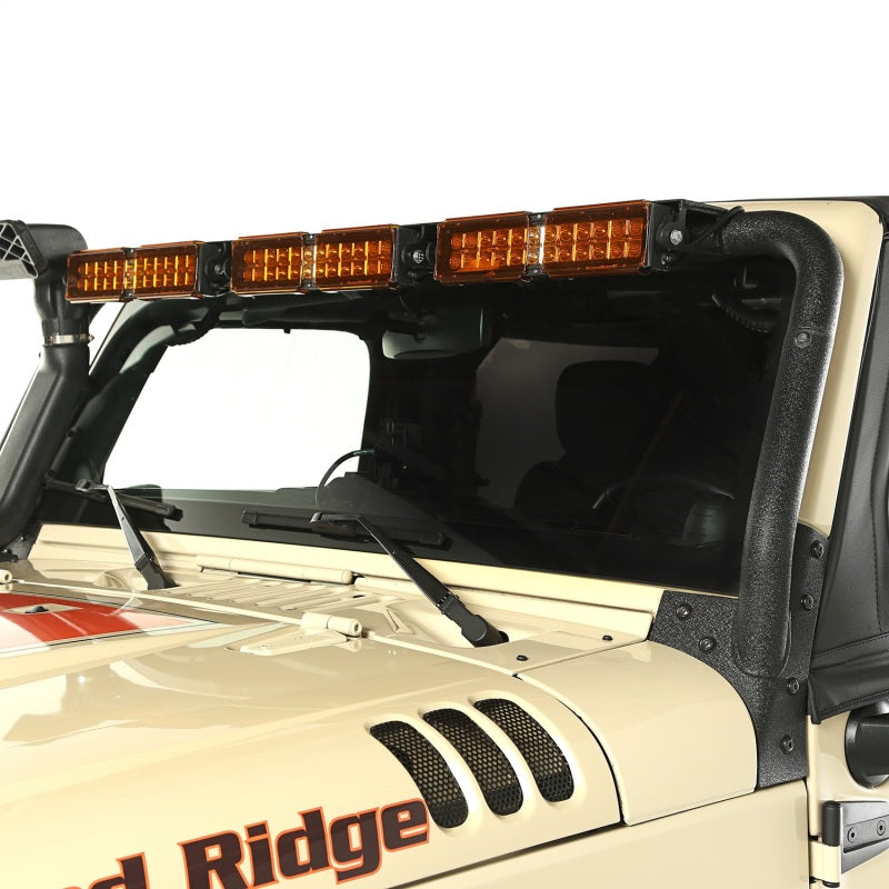 Rugged Ridge Light Bar Windshield Mounted; 07-18 Jeep Wrangler Jk - 11232.25