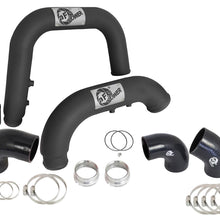 AFE BladeRunner 2-1/2 IN & 3 IN Aluminum Hot and Cold Charge Pipe Kit Black (2016-2021 Colorado, Canyon) - 46-20264-B