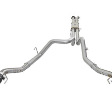 AFE MACH Force-Xp 3 IN 409 Stainless Steel Cat-Back Exhaust System w/Black Tip (2017-2020 F-150) - 49-43045-B