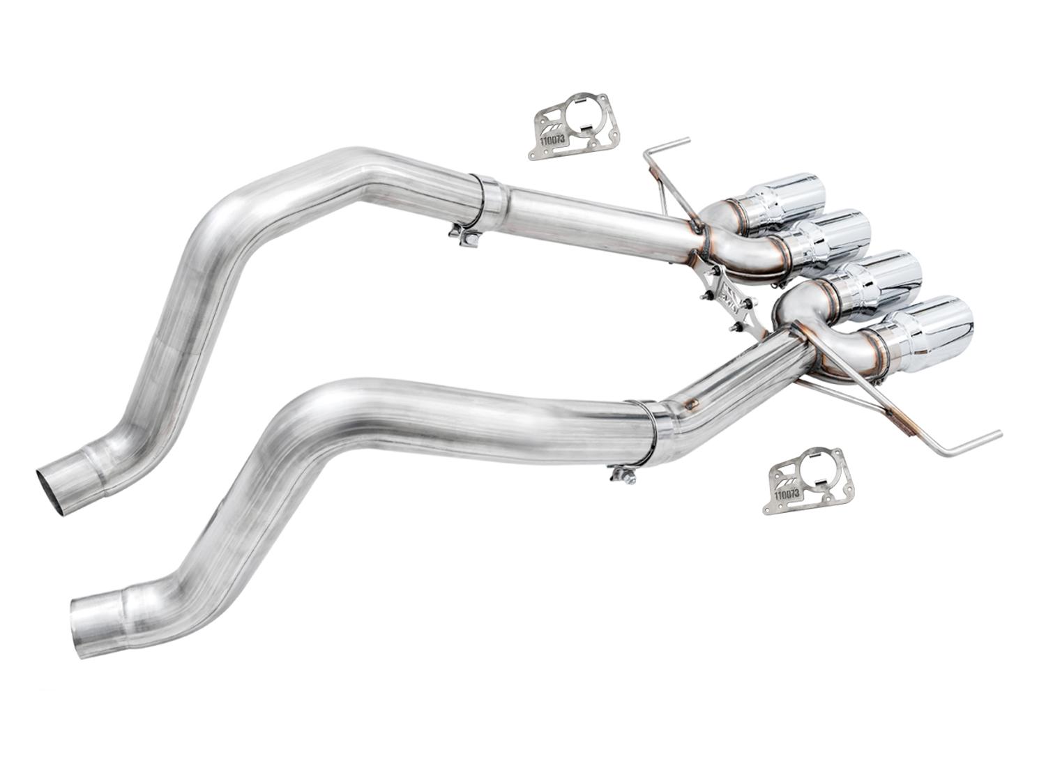AWE Tuning Track Edition Axle-Back Exhaust w/Chrome Tips (2014-2017 Corvette Stingray, Z51, Grand Sport, Z06, ZR1 w/o AFM)- 3020-42073