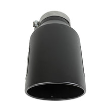 AFE MACH Force-Xp 409 Stainless Steel Clamp-on Exhaust Tip Black (5 IN Inlet x 8 IN Outlet x 15 IN L) - 49T50801-B15