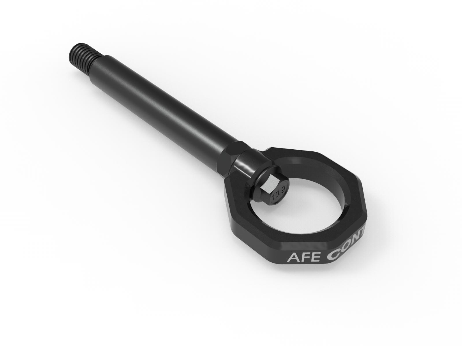 AFE aFe CONTROL Front/Rear Tow Hook Black (2023-2025 M2) - 450-502004-B