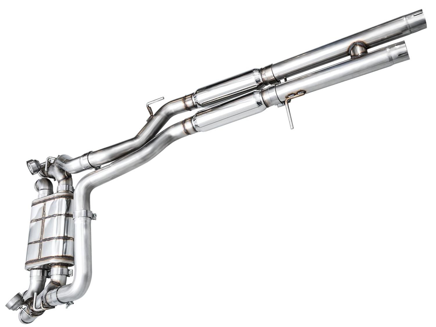 AWE SwitchPath Exhaust - Quad BashGaurds (2021+ Jeep Wrangler Rubicon 392) - 3025-41392