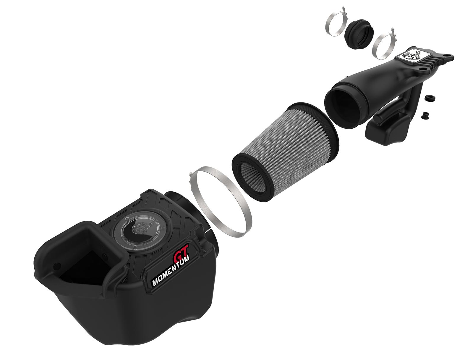 AFE Momentum GT Cold Air Intake System w/ Pro DRY S Media (2012-2018 Wrangler JK, Wrangler) - 51-76212