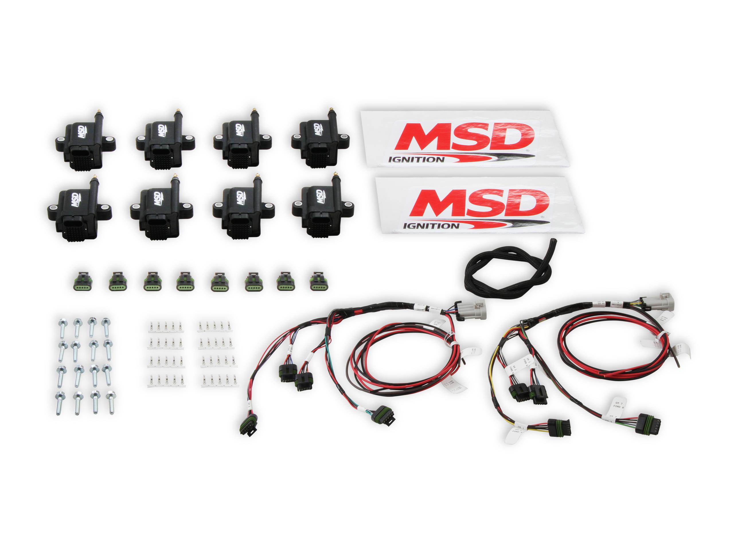 MSD Smart Coil Big Wire Kit - 82893-KIT