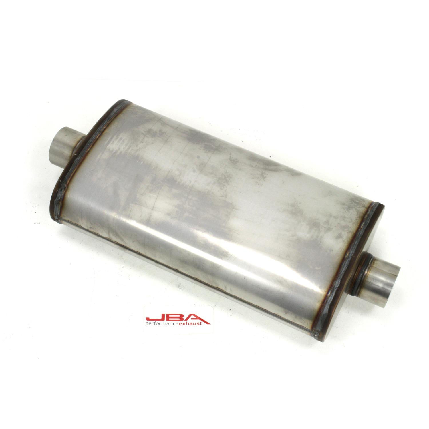 JBA Chambered 3" 304SS Muffler Center/Center - 40-302201
