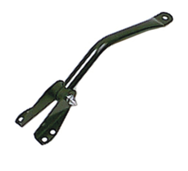 Rugged Ridge Door Mirror Arm Kit Left Bracket Black; 55-86 Jeep Cj - 11003.01