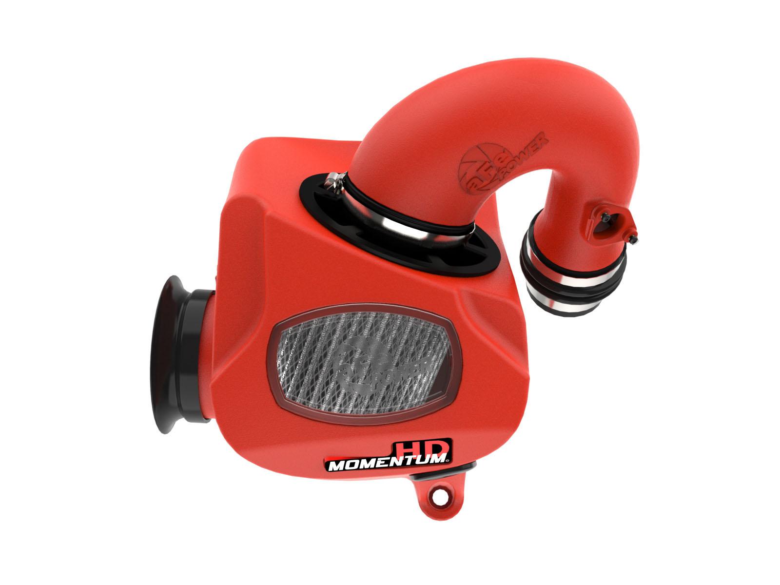 AFE Momentum HD Cold Air Intake System Red w/ Pro DRY S Filter (2018-2025 Hilux) - 50-70063DR