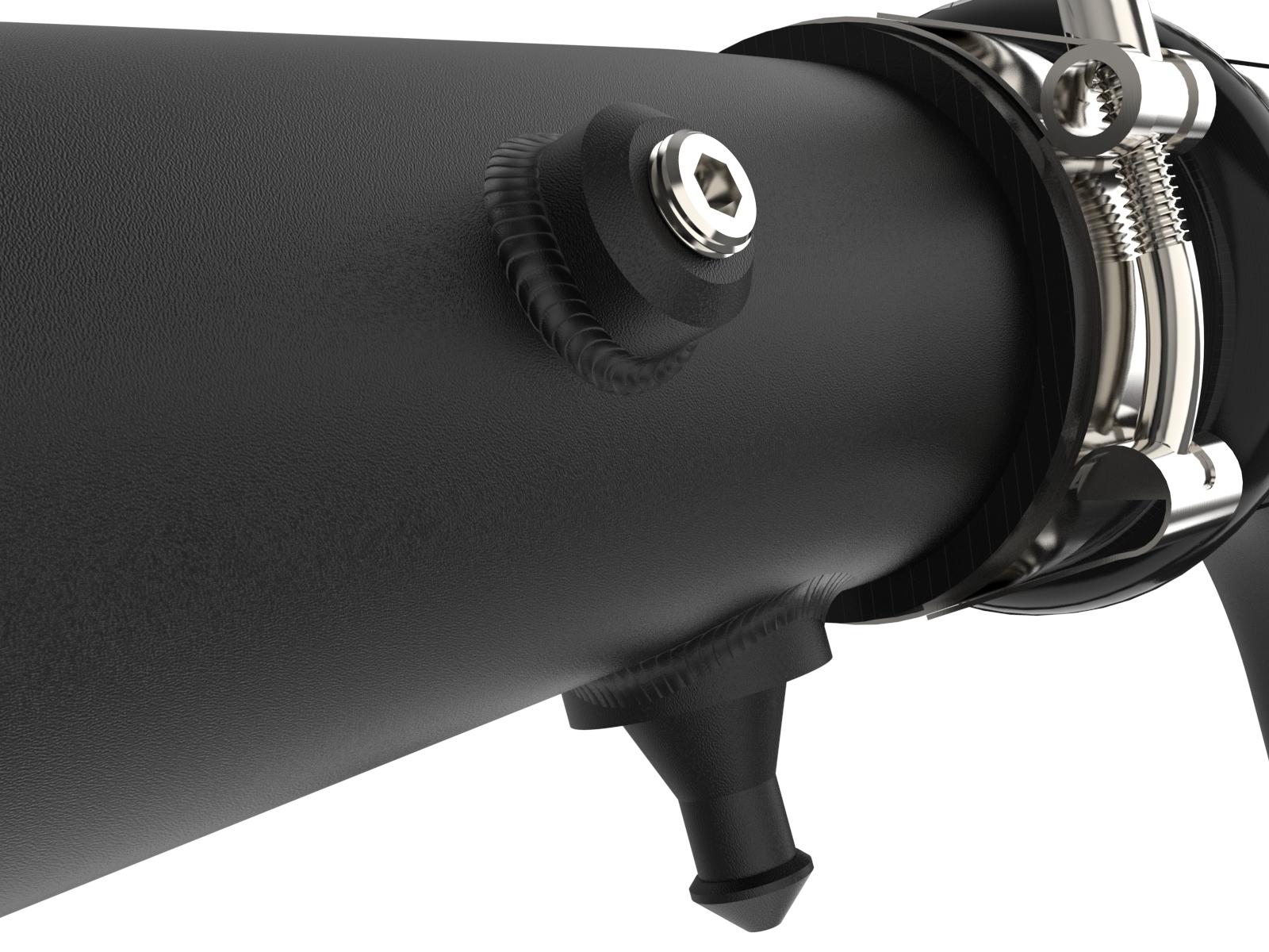 aFe BladeRunner Aluminum Hot and Cold Charge Pipe Kit - Black (2021-2022 Ford F-150 / Raptor V6-3.5L(tt)) - 46-20514-B
