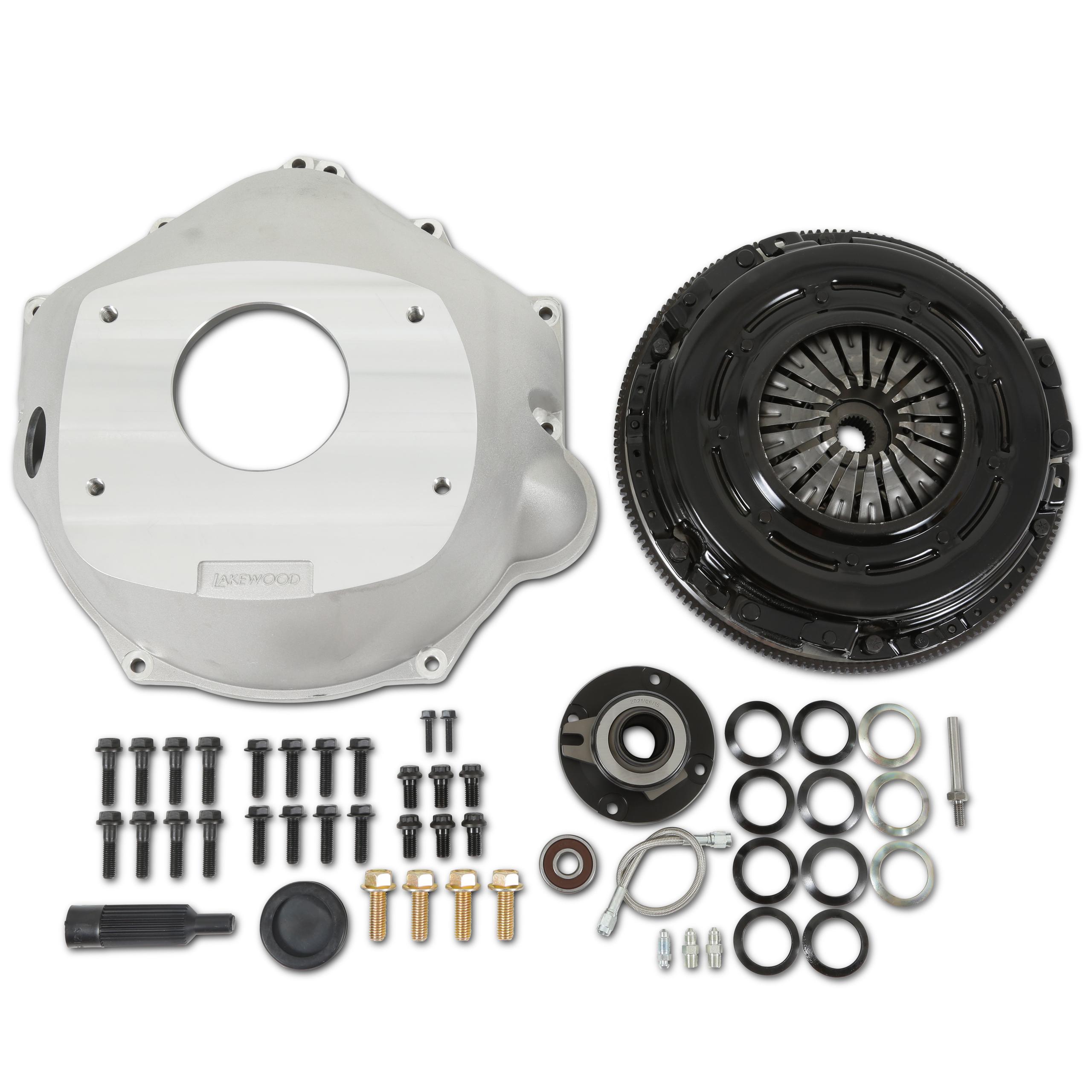 Holley Complete Transmission Installation Kit - 6-Bolt LS Engine to TKX/TKO - 319-504