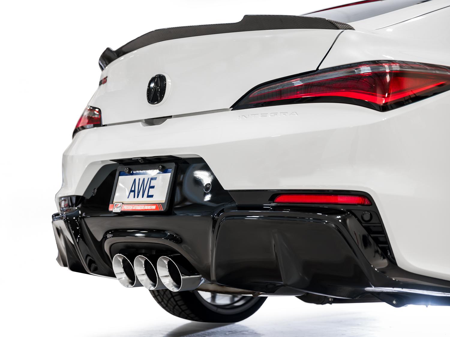 AWE Touring Edition Exhaust for DE5 Integra Type-S - Triple Chrome Silver Tips - 3015-52335