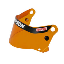 Simpson Racing SD1 Helmet Replacement Shield Antifog/Scratch - Amber - 89504