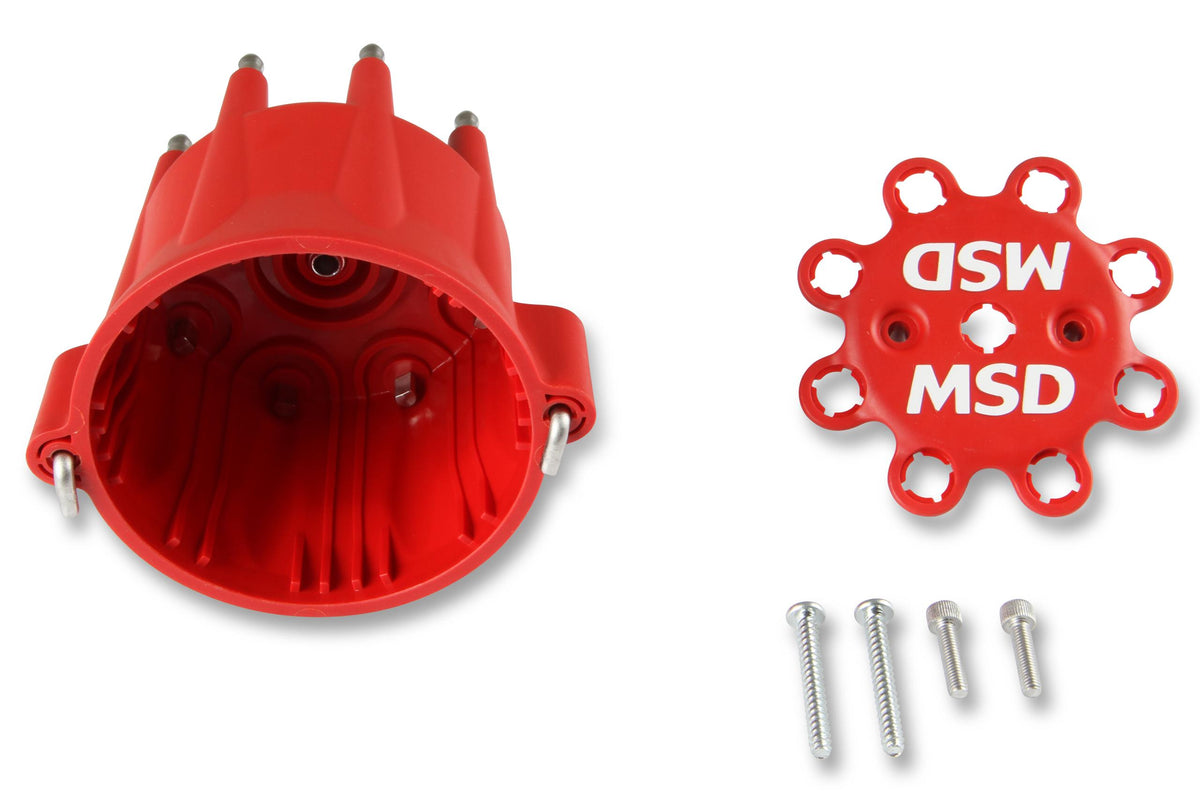 Msd 8433 Distributor Cap, Msd Style, Chevy V8, Hei, Retainer