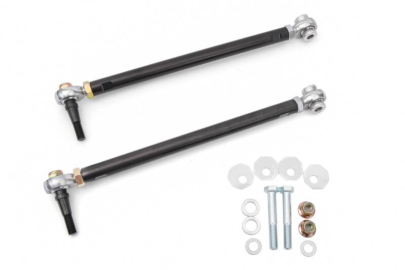 BMR Fabrication Toe Rods for 15" Conversion Kit Black Anodized (2014-2019 C7 Corvette Base) - TR570