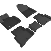 3D MAXpider 2017-2020 Kia Sportage Kagu 1st & 2nd Row Floormats - Black