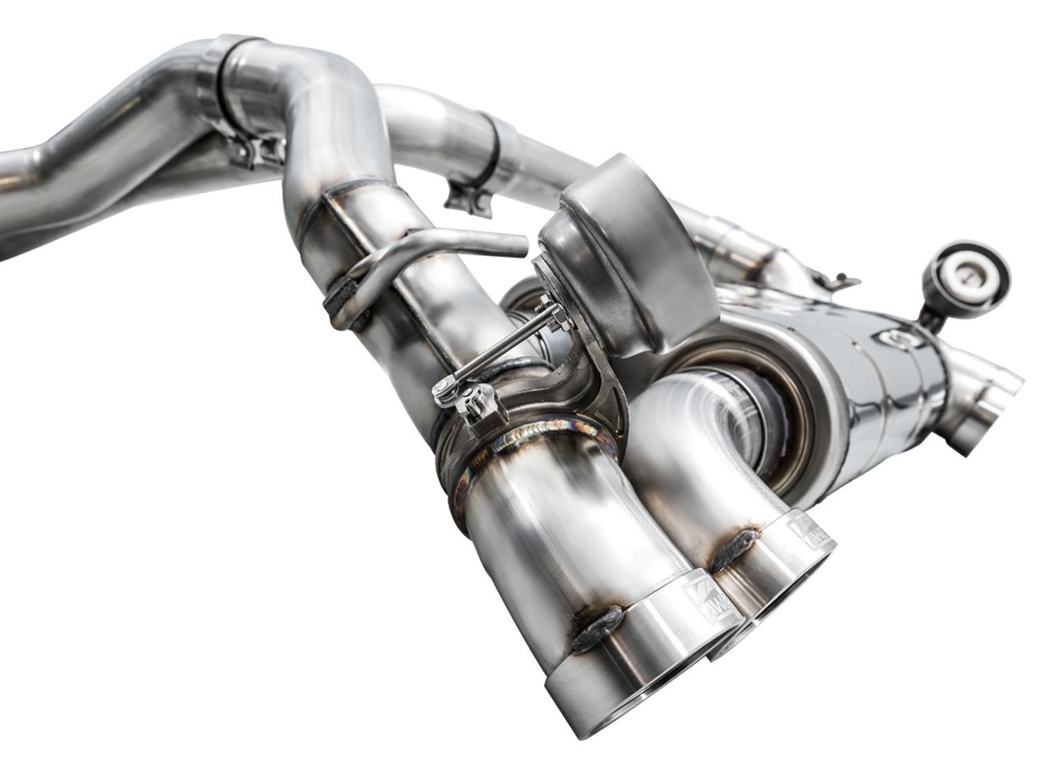 AWE SwitchPath Exhaust - Quad BashGaurds (2021+ Jeep Wrangler Rubicon 392) - 3025-41392