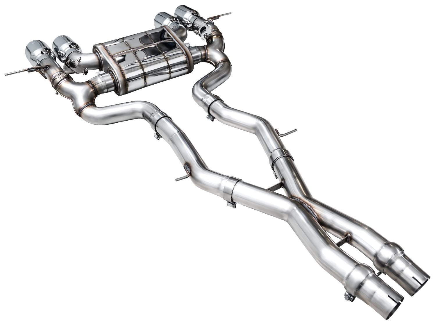 AWE SwitchPath™ Exhaust for BMW G87 M2 - Chrome Silver Tips - 3025-42487