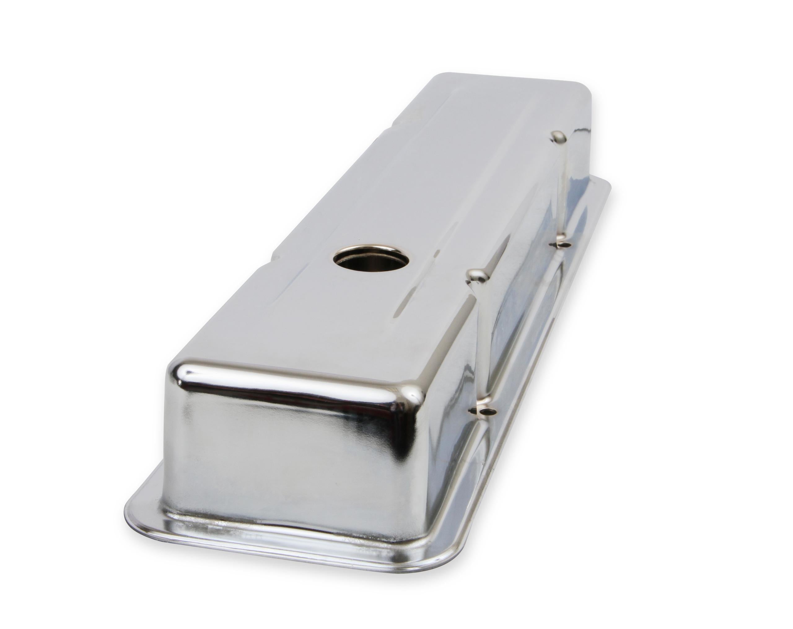 Mr. Gasket Chrome Valve Covers - Dual Cap Holes.  - 9800