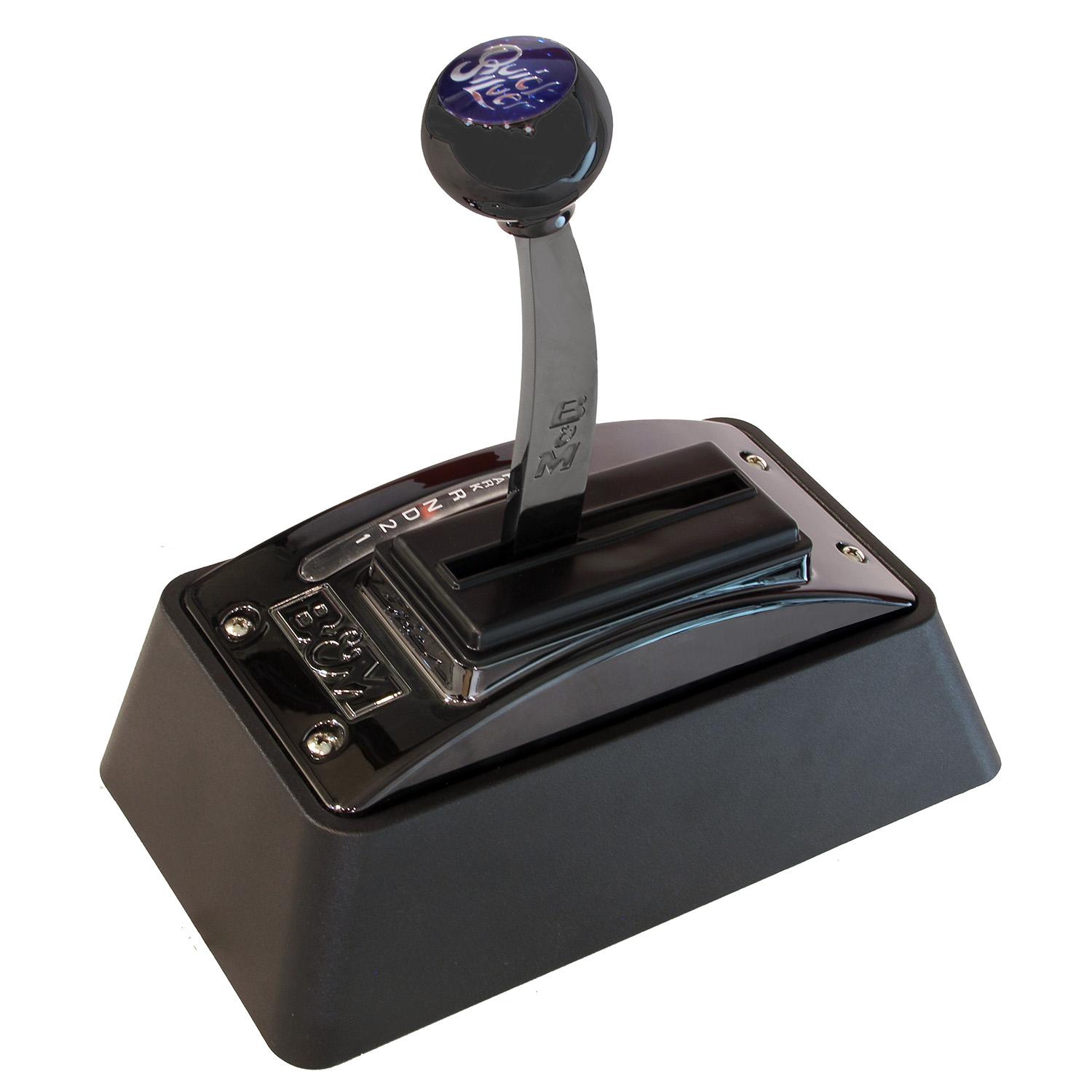 B&M Automatic Ratchet Shifter - Quicksilver - Black (Universal) - 81683