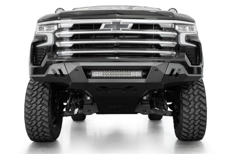Addictive Desert Designs 2022-2025 Chevrolet Silverado 1500 Black Label Front Bumper - F140300010103