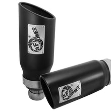 AFE MACH Force-Xp 409 Stainless Steel OE Replacement Exhaust Tip Black (2009-2019 1500, 1500, 1500 Classic, Ram 1500) - 49C42046-B