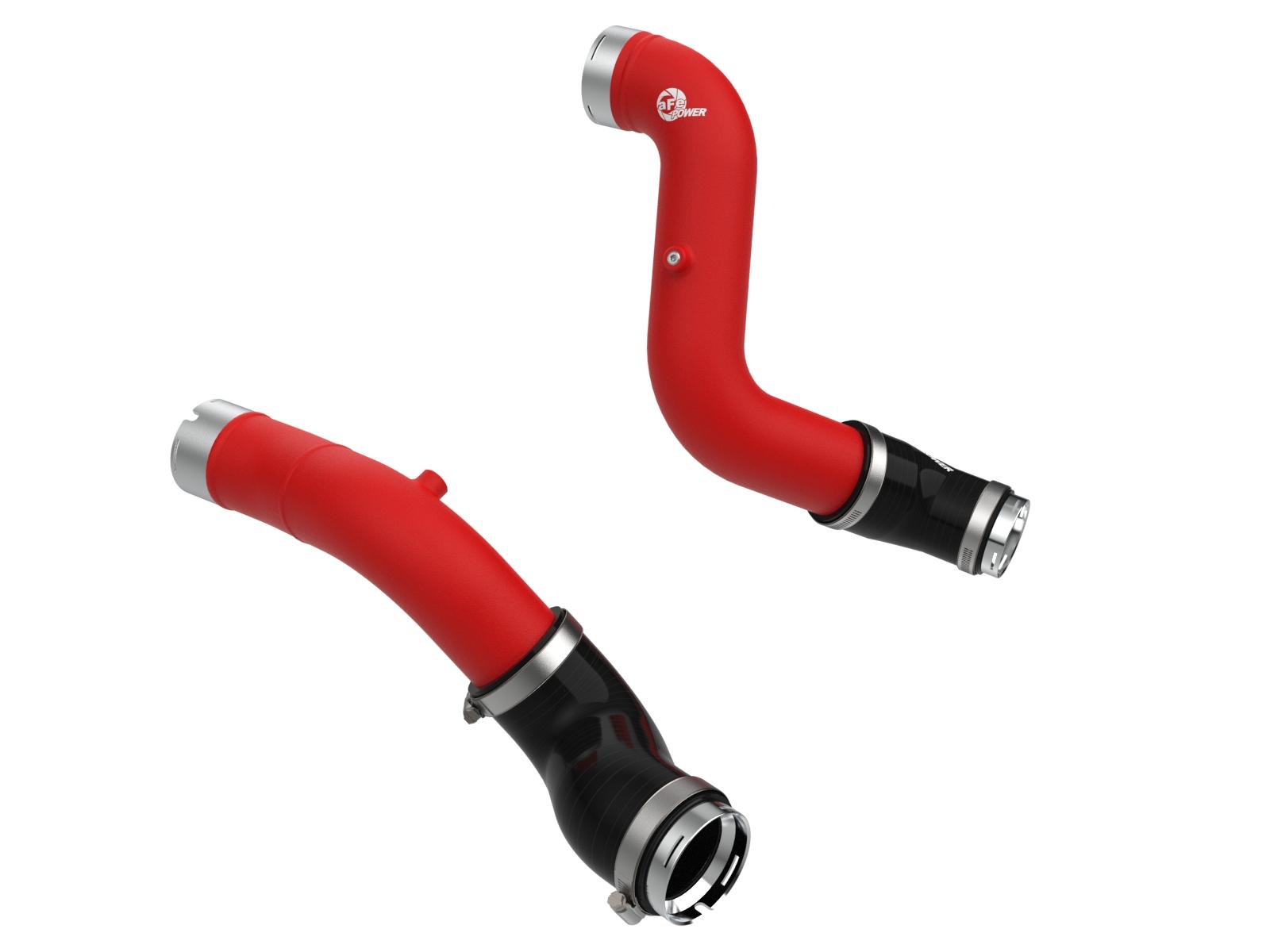 AFE BladeRunner 2-1/2 IN & 3 IN Aluminum Hot and Cold Charge Pipe Kit Red (2023-2025 Colorado , Canyon) - 46-20744-R