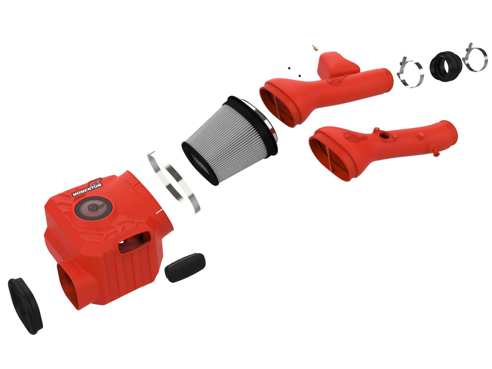 AFE Momentum GT Cold Air Intake System Red w/ Pro DRY S Filter Toyota FJ Cruiser 07-23 V6-4.0L - 50-70095DR