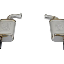 AFE MACH Force-Xp Axle-Back Exhaust System w/ Black Tips (2015-2026 Mustang Ecoboost Non Active / V6) - 49-43085-B