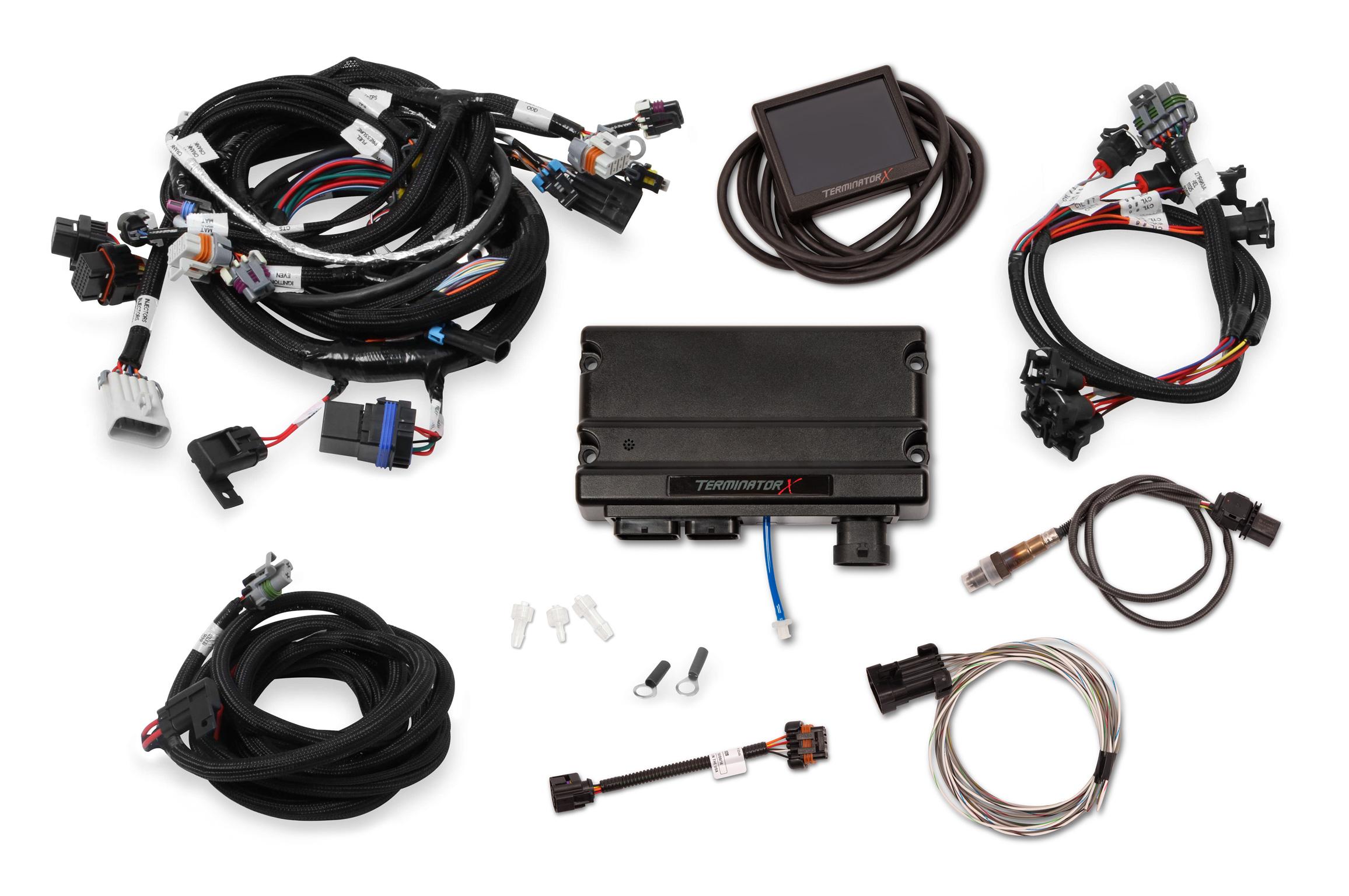 Holley Terminator X 24x/1x EV1 LS MPFI Kit - Without 3.5" Handheld.  - 550-909T