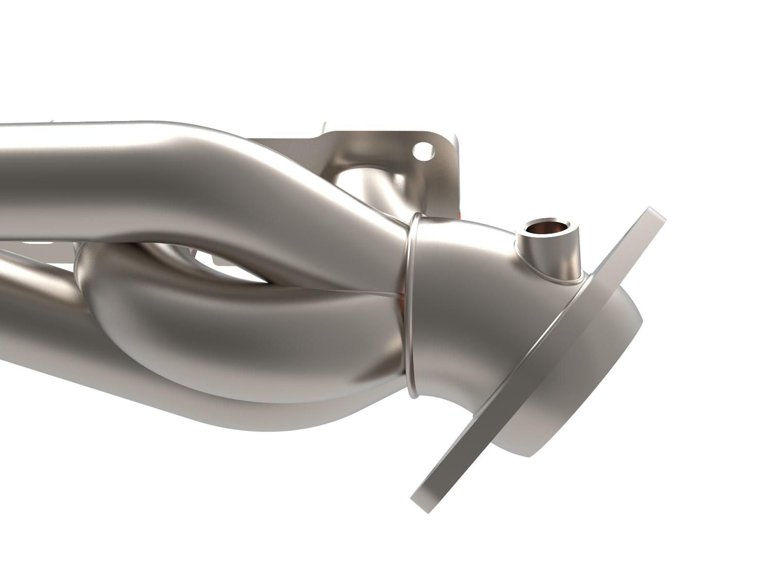 AFE Twisted Steel 1-7/8 IN 304 Stainless Headers w/ Titanium Coat Finish (RAM 1500 TRX 21-24 V8-6.2L (sc)) - 48-32030-T