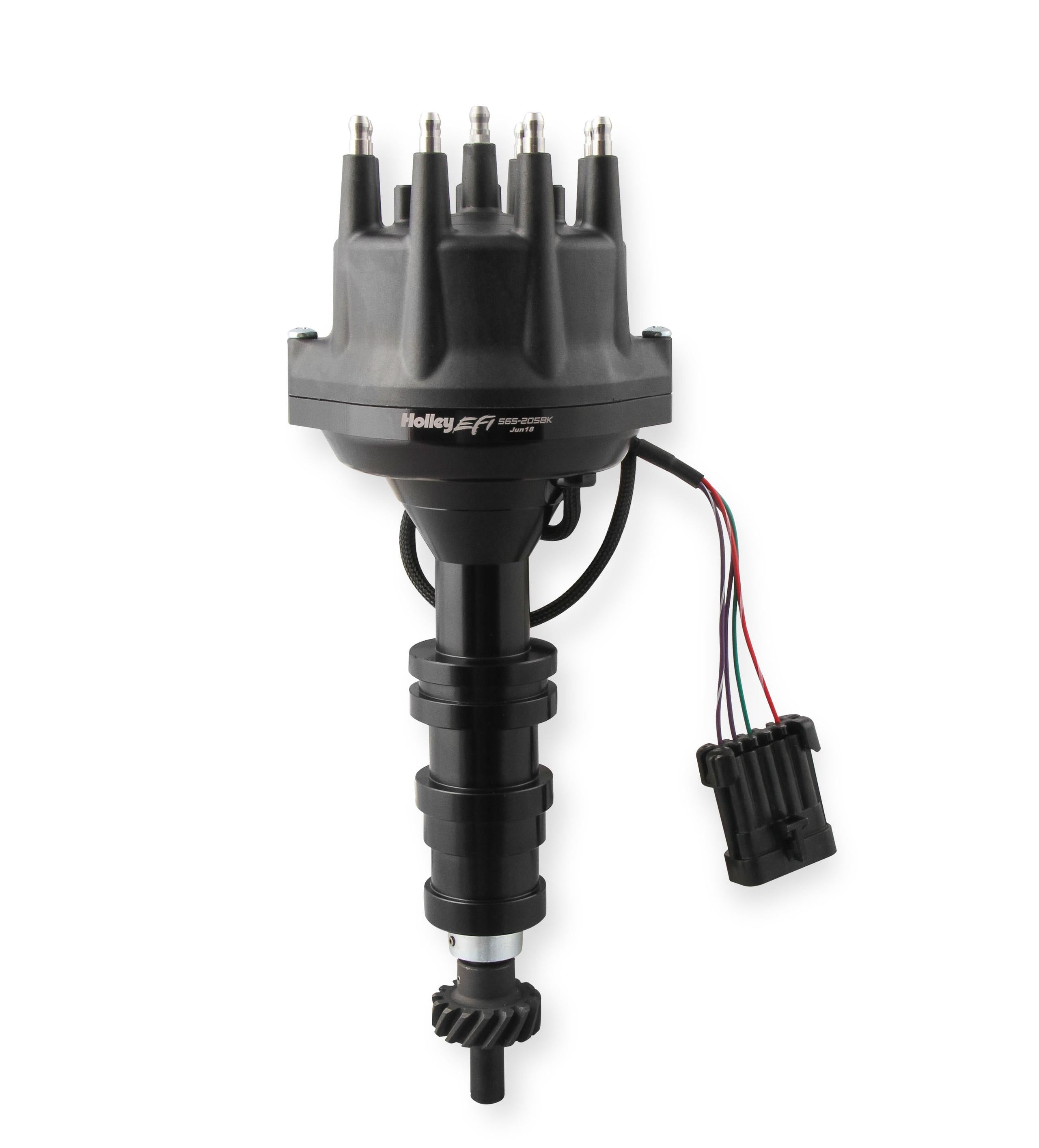 Holley Efi 565-205BK Dist., Dual Sync, Ford Fe, Black
