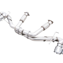 AWE Track Edition Exhaust - Quad Chrome Silver Tips (2020-2024 Corvette C8) - 3020-42080