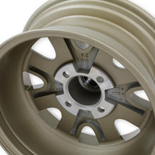 Legendary Wheels HB44 Wheel Series - 15 x 7 in. - 4 x 4.5 Bolt Pattern - 4.25 in. Backspacing - Aluminum - Gold Haze (1964-1973 Mustang Base, Mustang Grande) - LW90-50744F