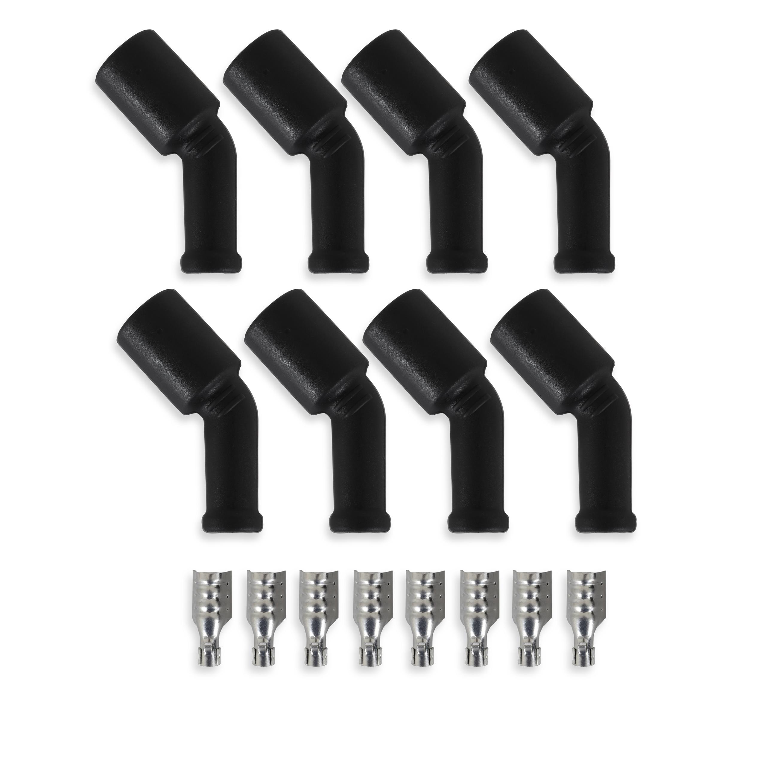 Accel Ls/Lt 135 Deg Coil Boot &Amp; Term Kit, 8 () - 170135-8