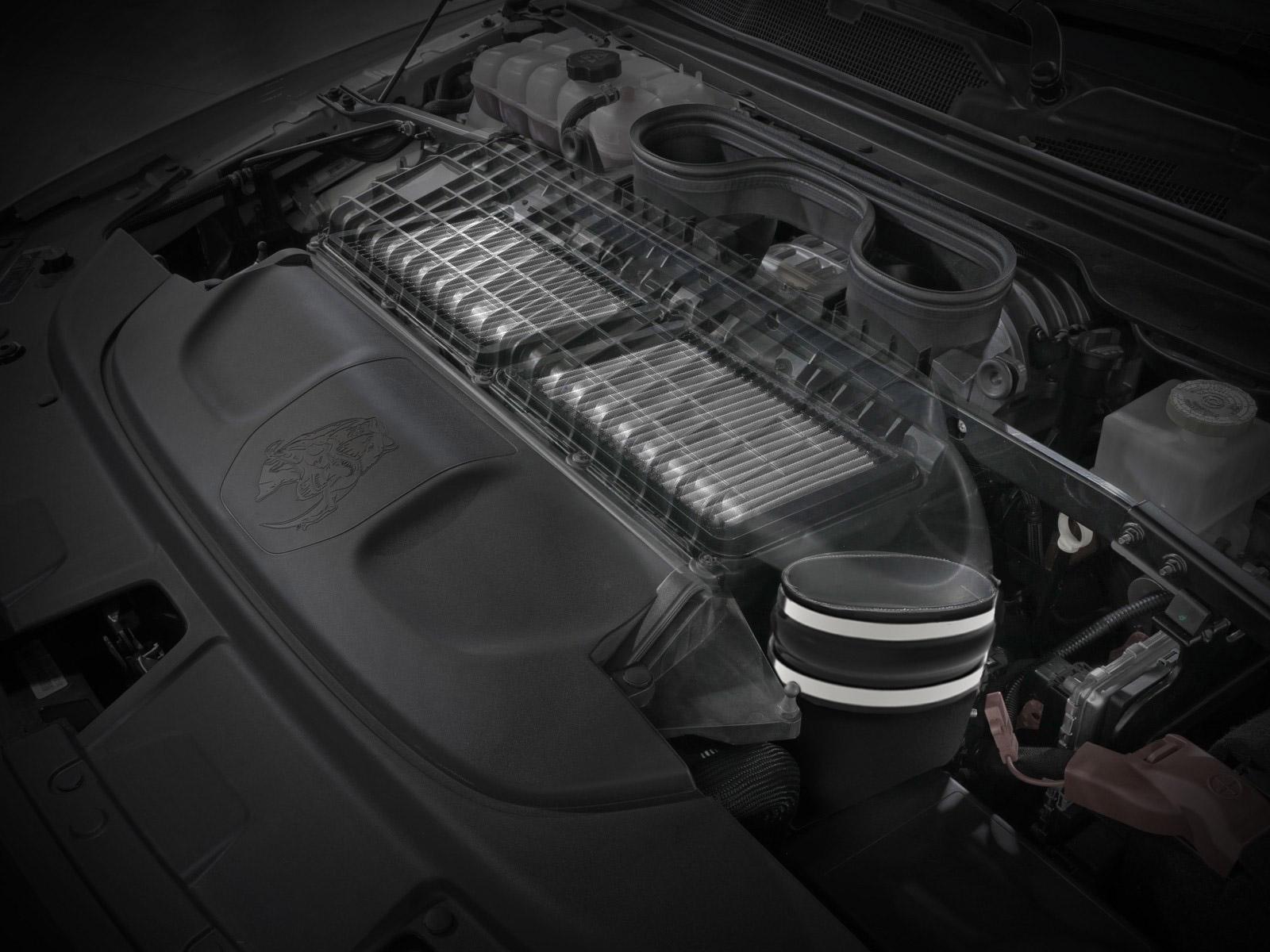 AFE Super Stock Induction System w/ Pro DRY S Filter RAM 1500 TRX 21-23 V8-6.2L (sc) - 55-10014D