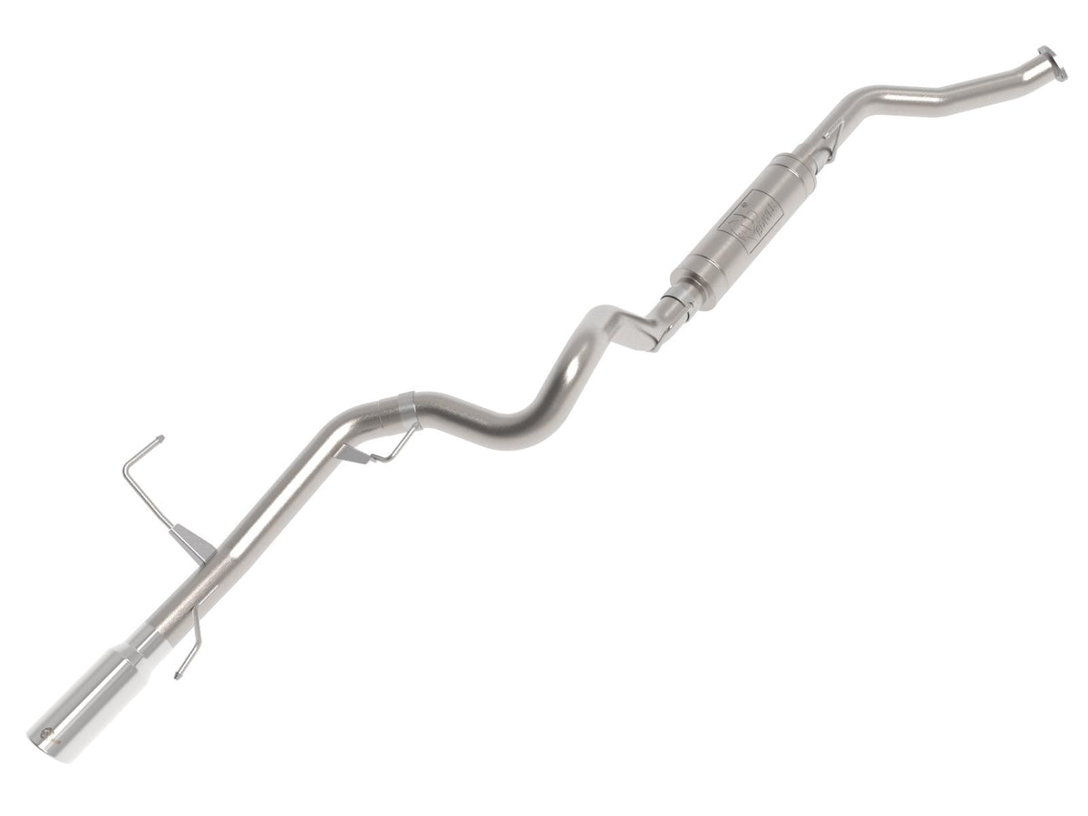 AFE Vulcan Series 3 IN Stainless Steel Rear Exit Exhaust System w/ Polished Tip - 49-36064-P