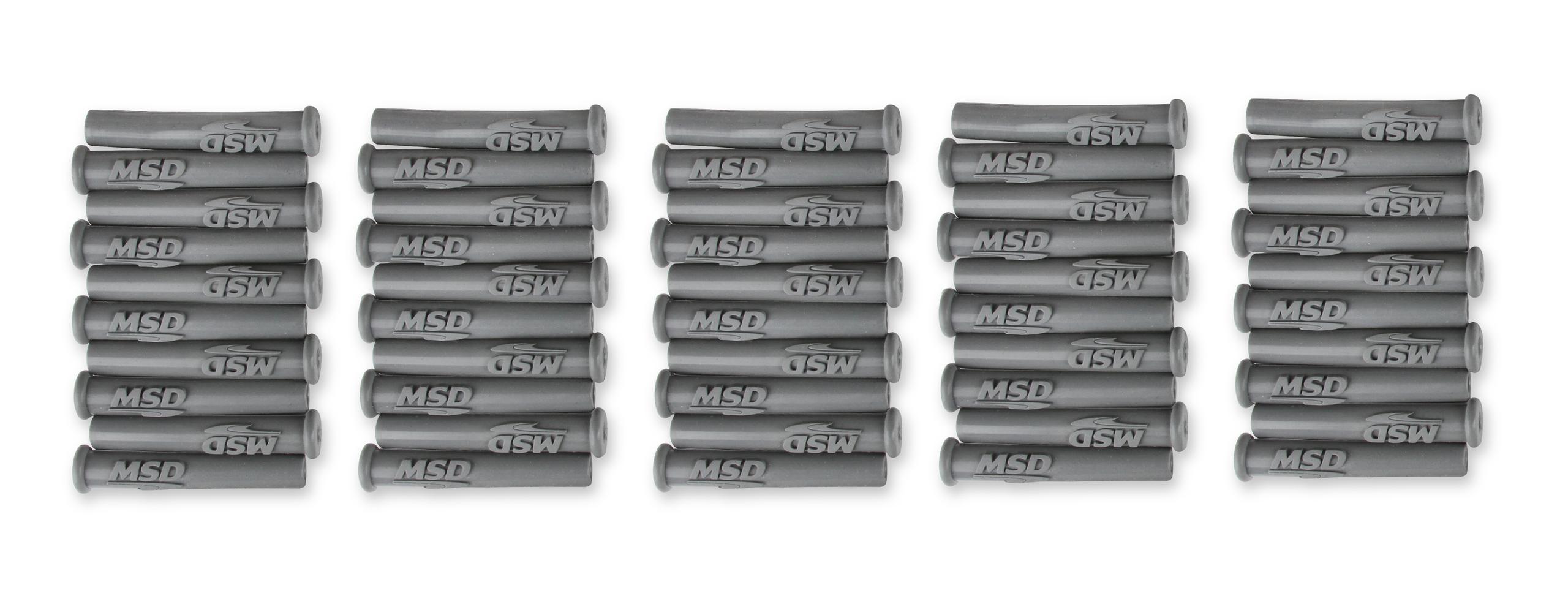 Boots, Straight, Logo Gray Silicone, 50EA.  - 34564