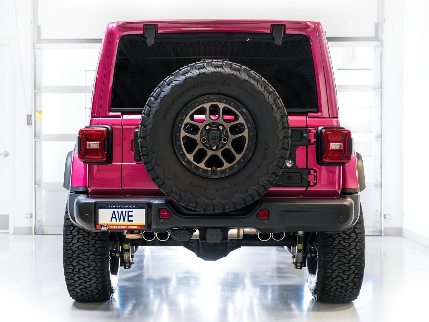 AWE SwitchPath Exhaust - Quad BashGaurds (2021+ Jeep Wrangler Rubicon 392) - 3025-41392