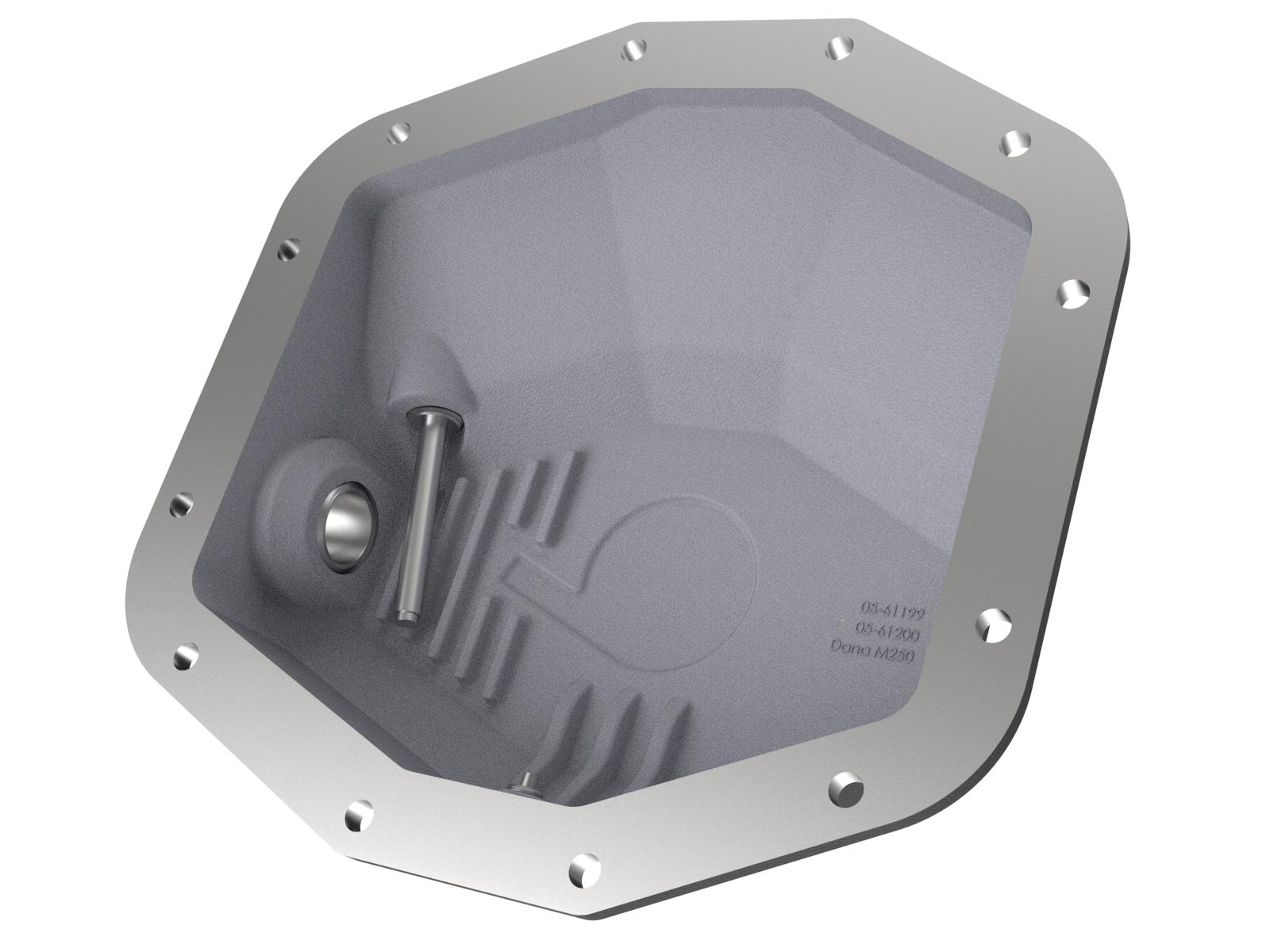 aFe Pro Series Rear Differential Cover Black w/ Machined Fins (2021-2022 Ram 1500 TRX (sc) (Dana M250)) - 46-71280B