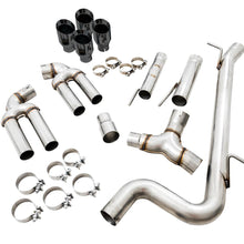 AWE Track Edition Exhaust for Audi 8V S3 - Diamond Black Tips, 102mm - 3015-43150