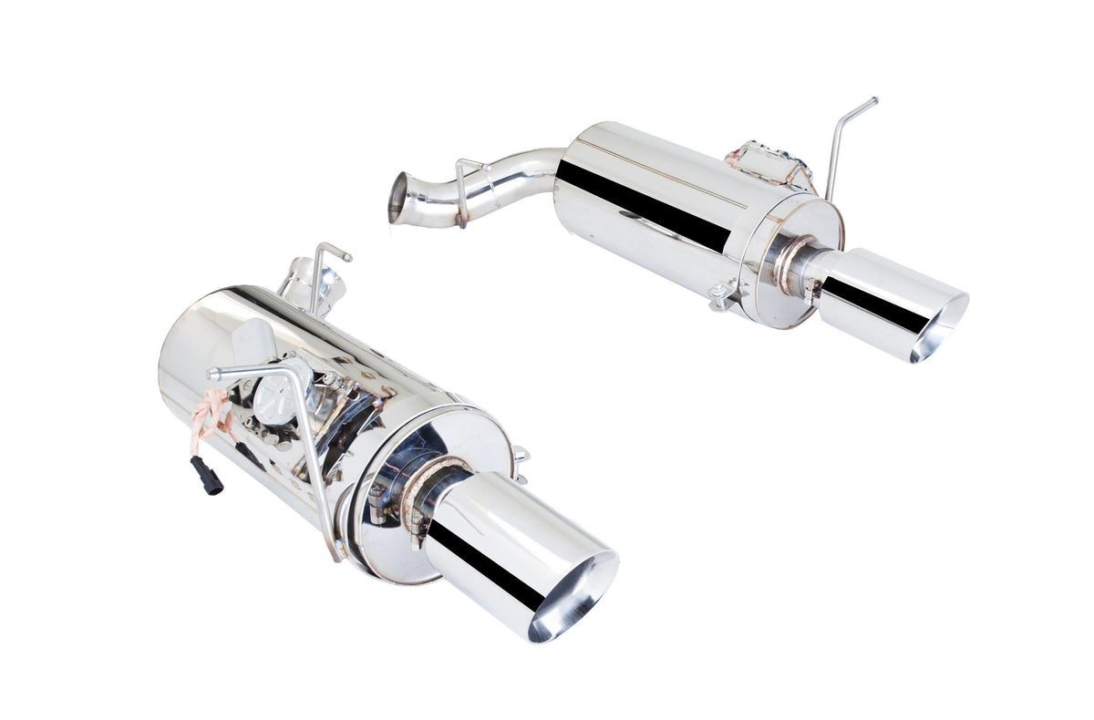 XForce Axle-Back/Dual Rear Varex Mufflers. (2011-2014 Mustang GT) - ES-FM05-RVMK