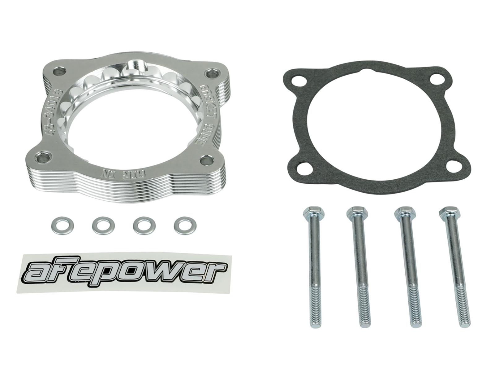 AFE Silver Bullet Throttle Body Spacer Kit (2004-2012 i-350, i-370, Colorado, Colorado, Canyon, Canyon, H3, H3) - 46-34018