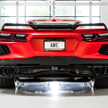 AWE Track Edition Exhaust - Quad Diamond Black Tips (2020-2024 Corvette C8) - 3020-43086