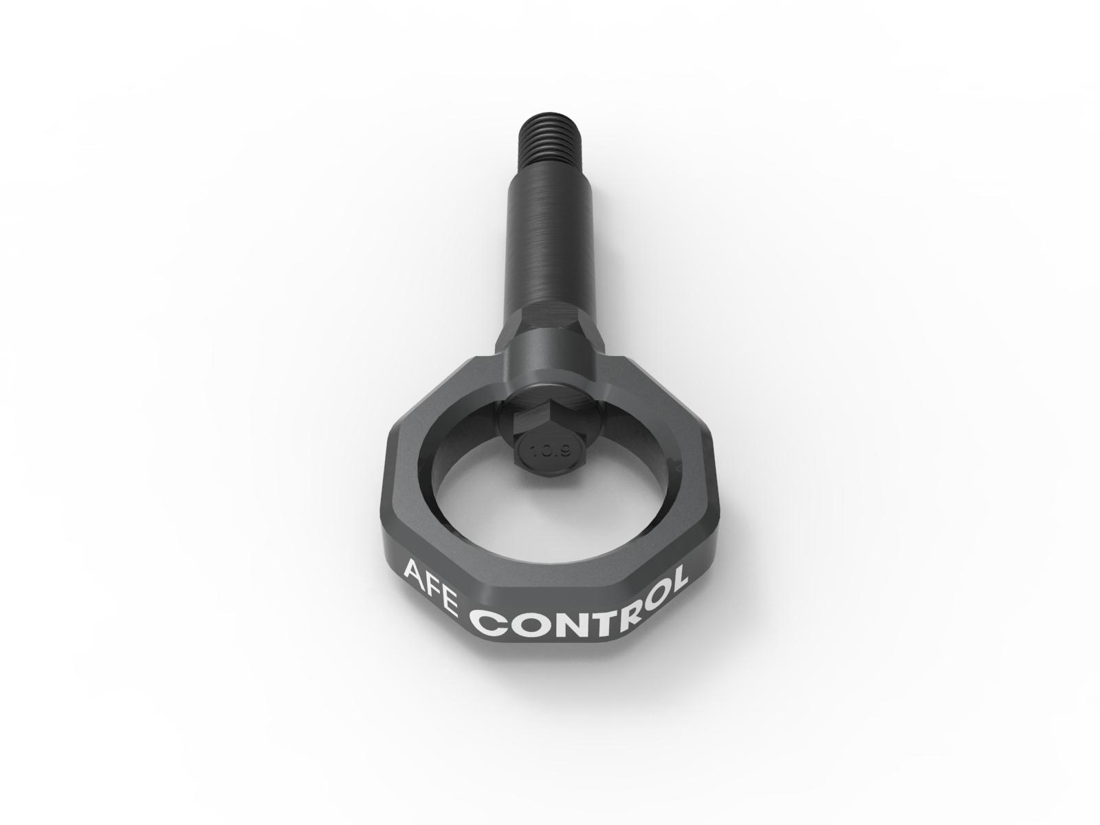 aFe CONTROL Front Tow Hook Gray (2020-2021 GR Supra, GR Supra, GR Supra) - 450-721001-G