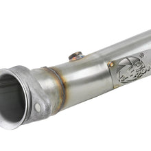 AFE Twisted Steel Mid Pipe 3 IN 304 Stainless Steel w/ Cat Chevrolet Corvette (C7) & Z06 14-17 V8-6.2L/6.2L (sc) LT1 - 48-34130-1YC